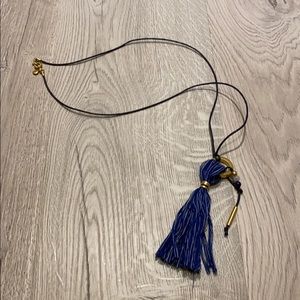Madewell Cord and Tassel Necklace